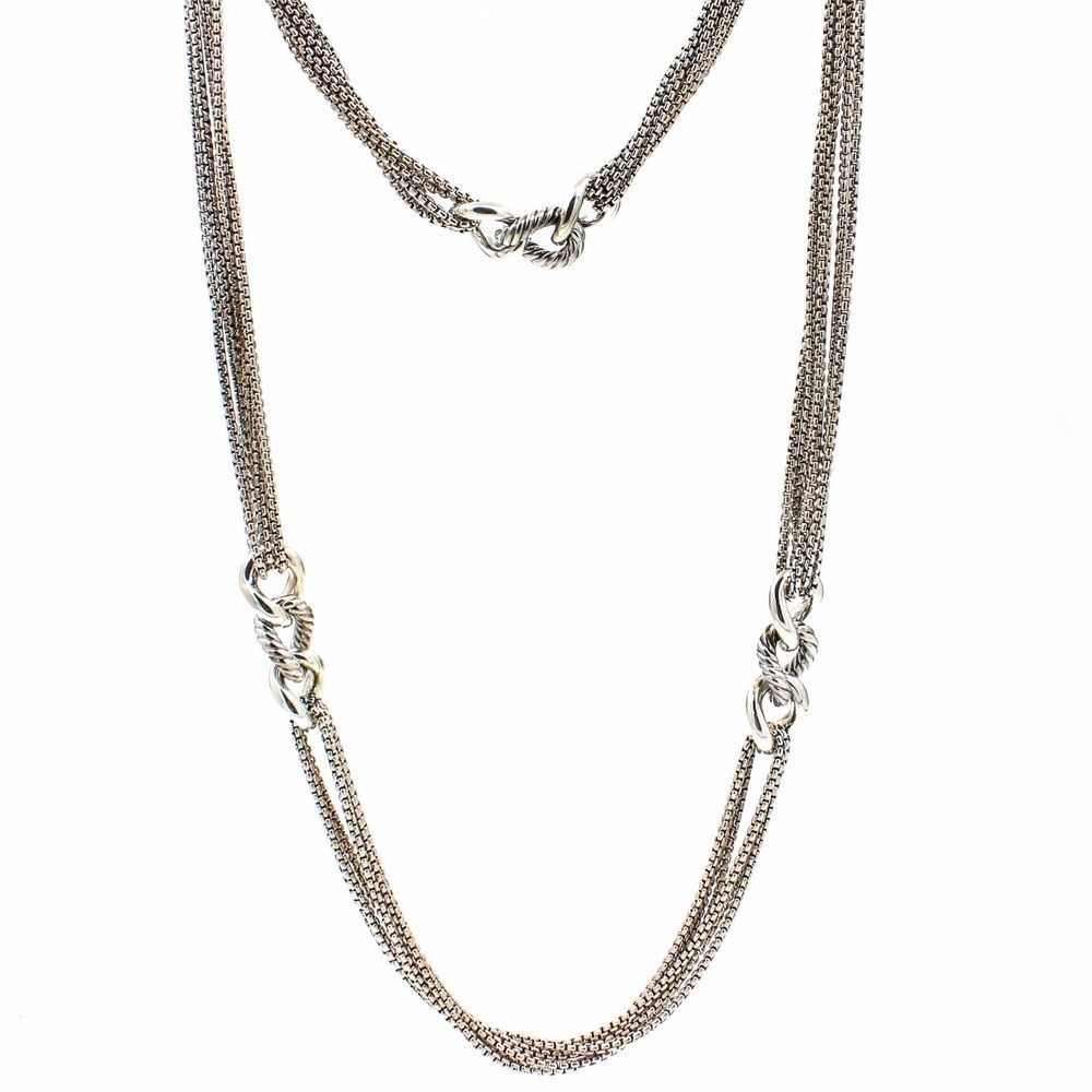 David Yurman SS Curb Link Necklace